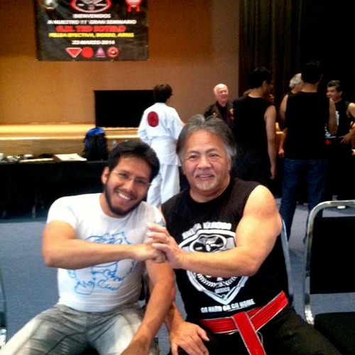 This is me with Senior Grand Master Ted Sotelo in 