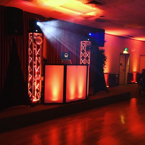 Dance Floor lighting setup