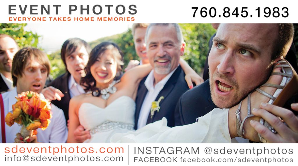 Our business card for SD Event Photos.