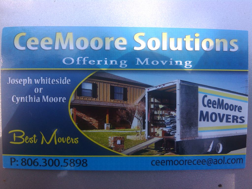 Cee Moore Solutions Moving Company