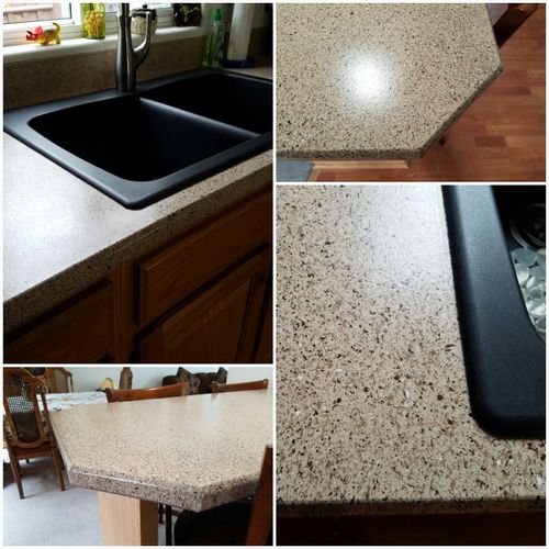 Be using you countertops the very next day