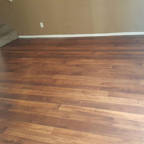 Wood floor cleaning 