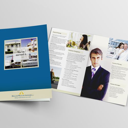 product and services financial brochure