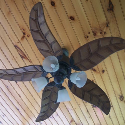 Custom Ceiling With Fan