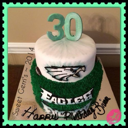 30th Birthday Cake Fondant