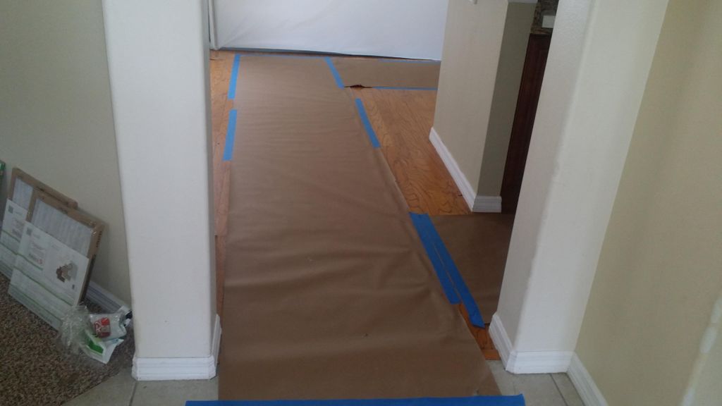 Our technicians will wear shoe covers and protect 