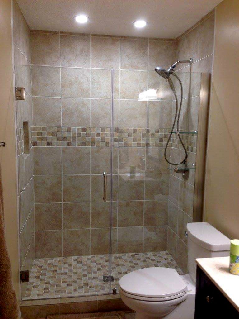 Complete bathroom renovation with a new tile showe