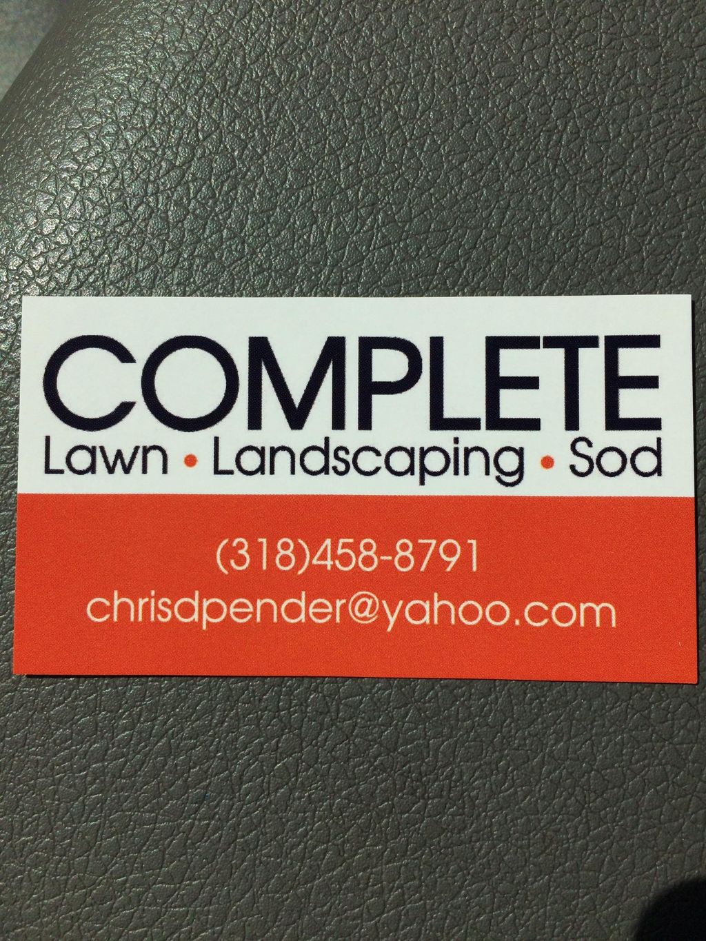 COMPLETE lawn, landscaping, & sod