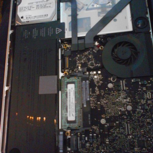 mainboard replaced on this macbook pro