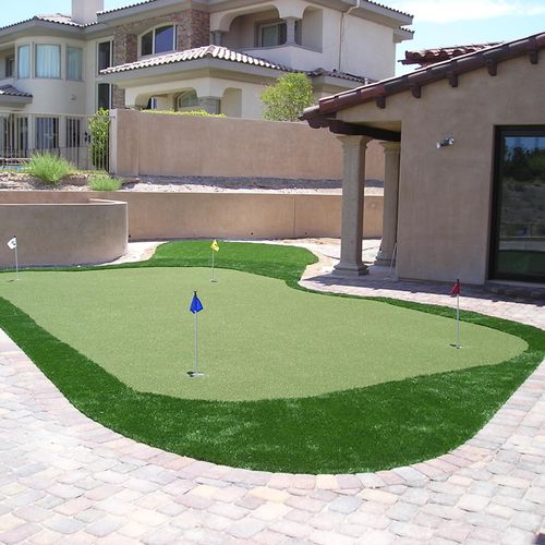 Putting Green and Pavers