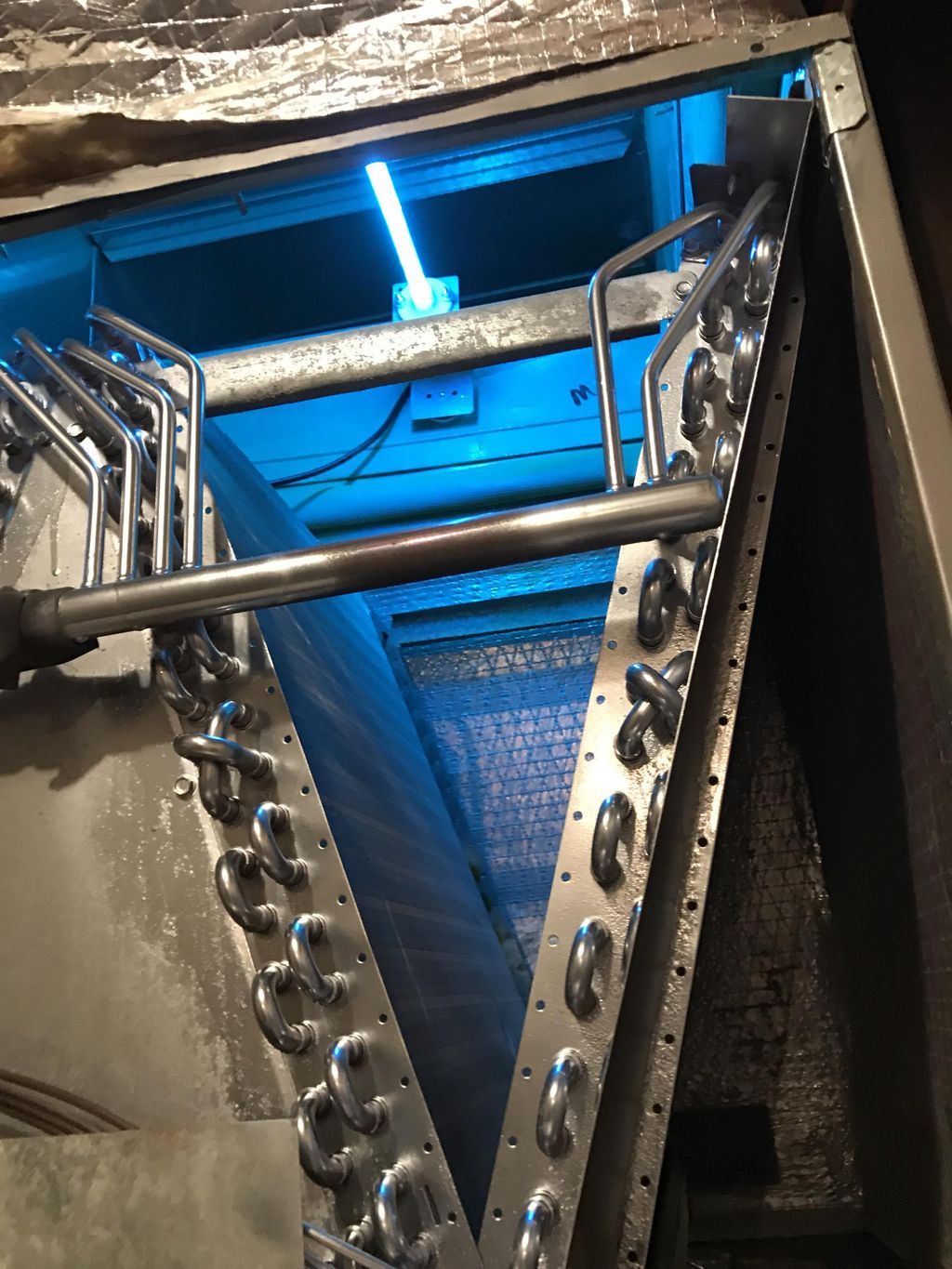 UV light to prevent mold growth.