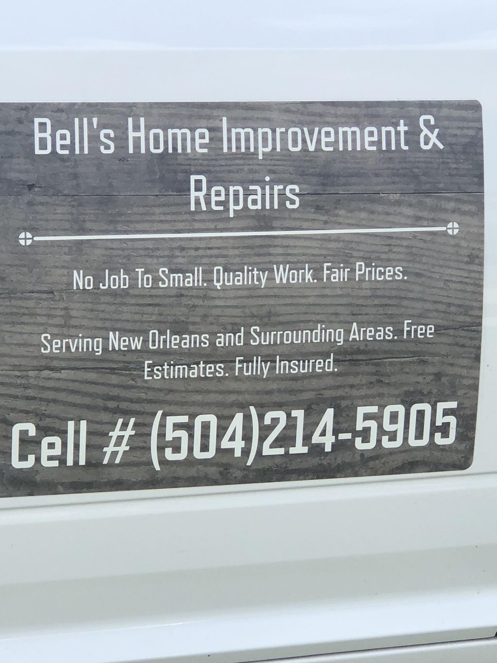 Bell’s Home Improvement And Repairs