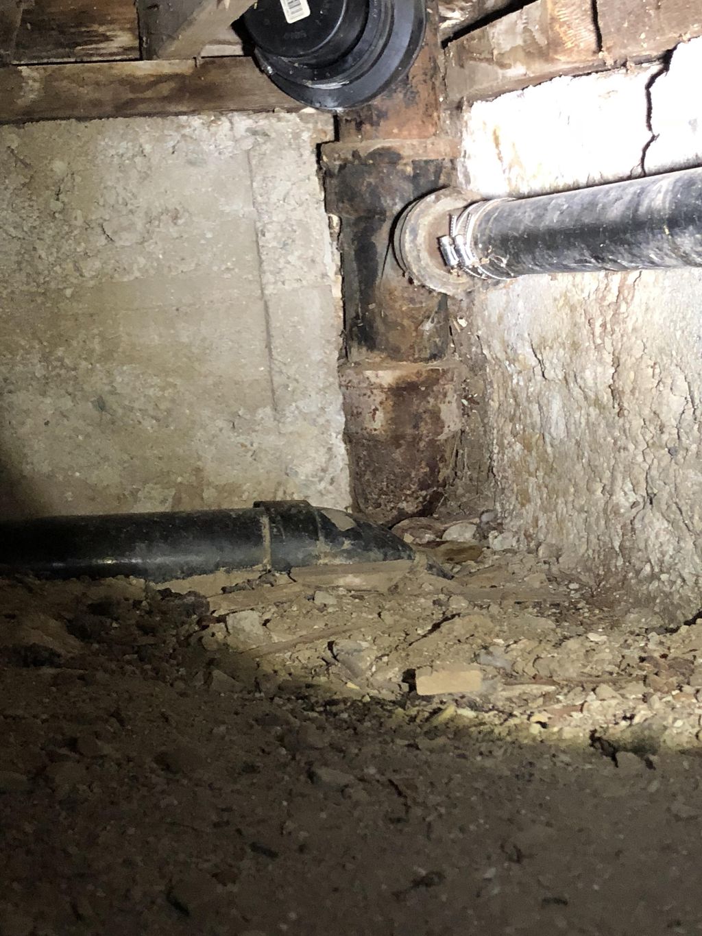 The old cast iron in the corner was taken out and 