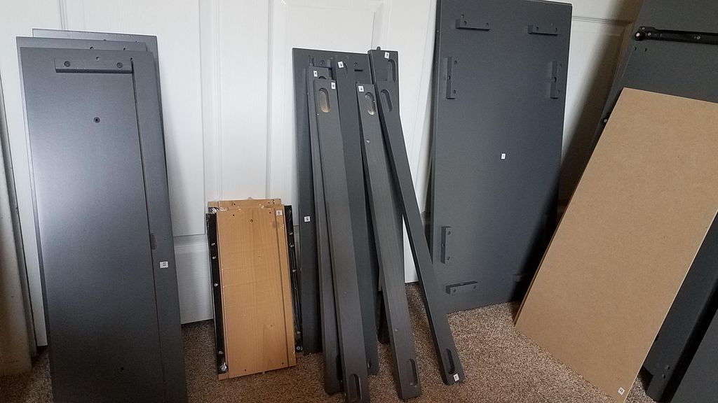 Excited to assembly baby furniture for an expectin