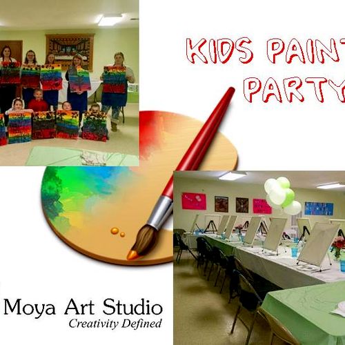 Book your kid's painting party today!