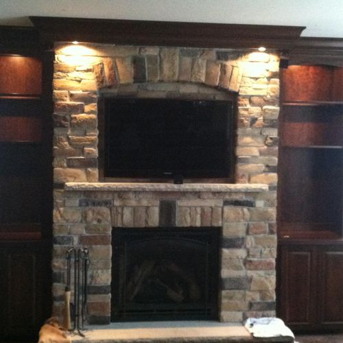 Let's turn that plain old fireplace into something