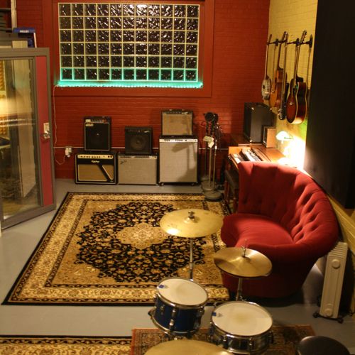 View of live room.