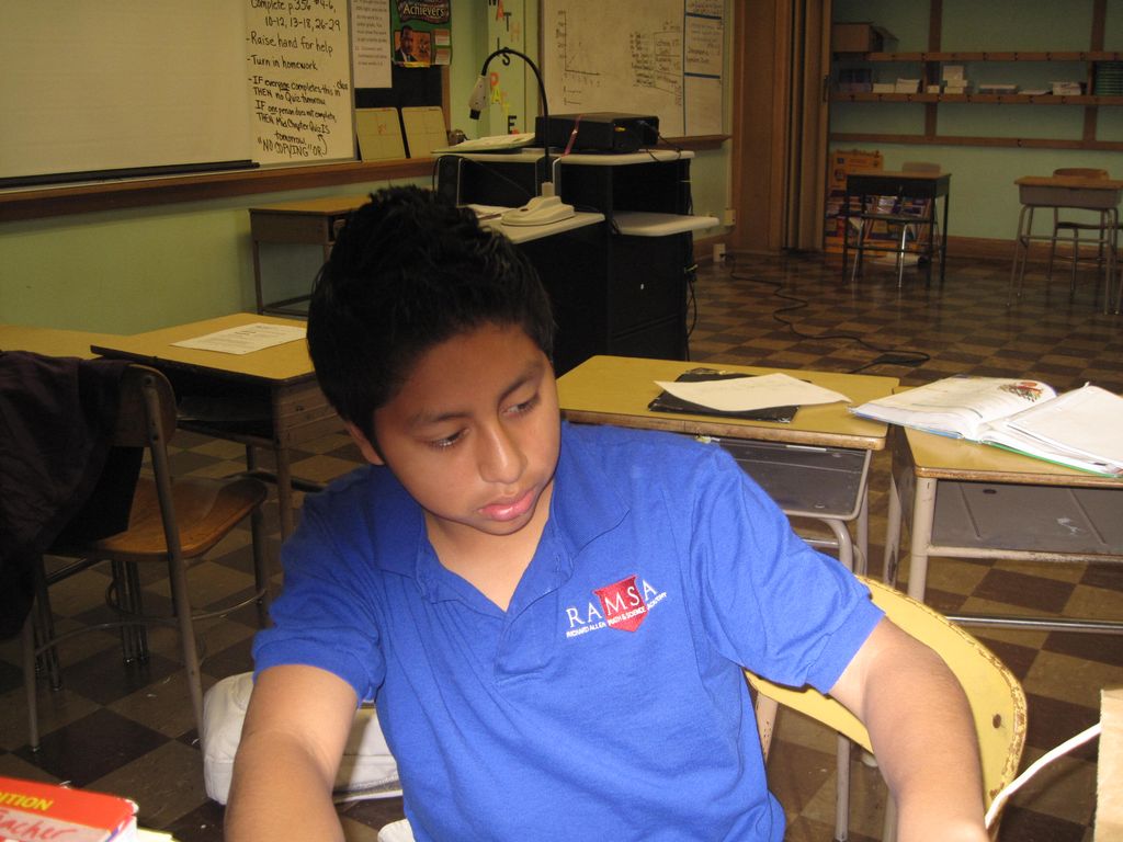 An eighth grader who goes to the best high school 