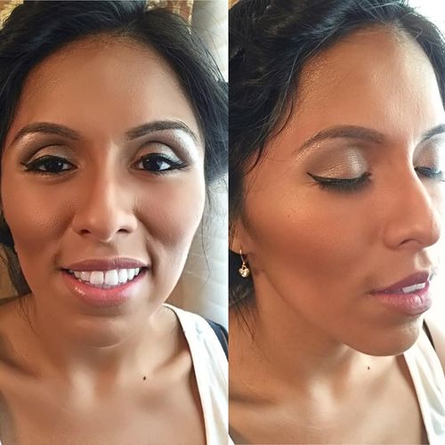 Make up application I did. This client was attendi
