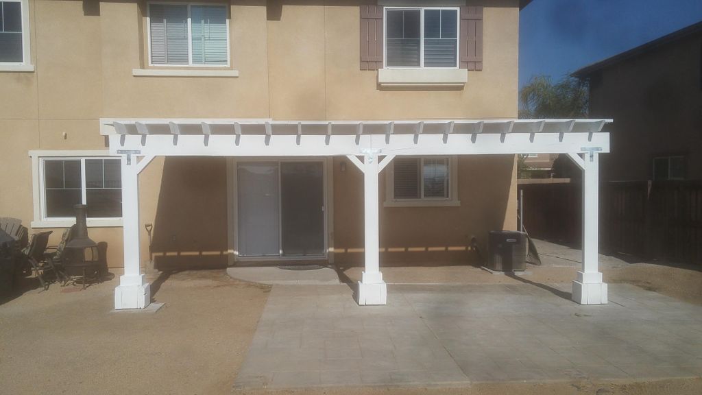 Lattice patio completion