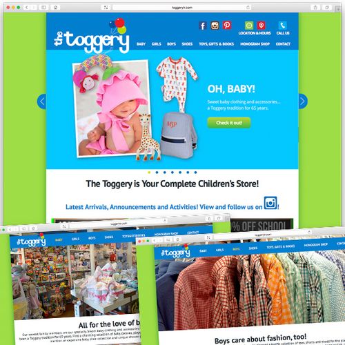 The Toggery Website Design