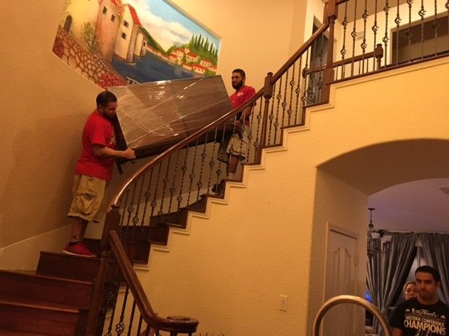 When needed, we will carry your items upstairs as 