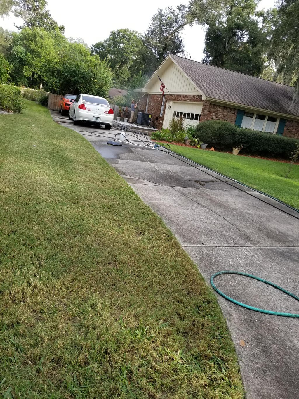 Before Pressure Washing 