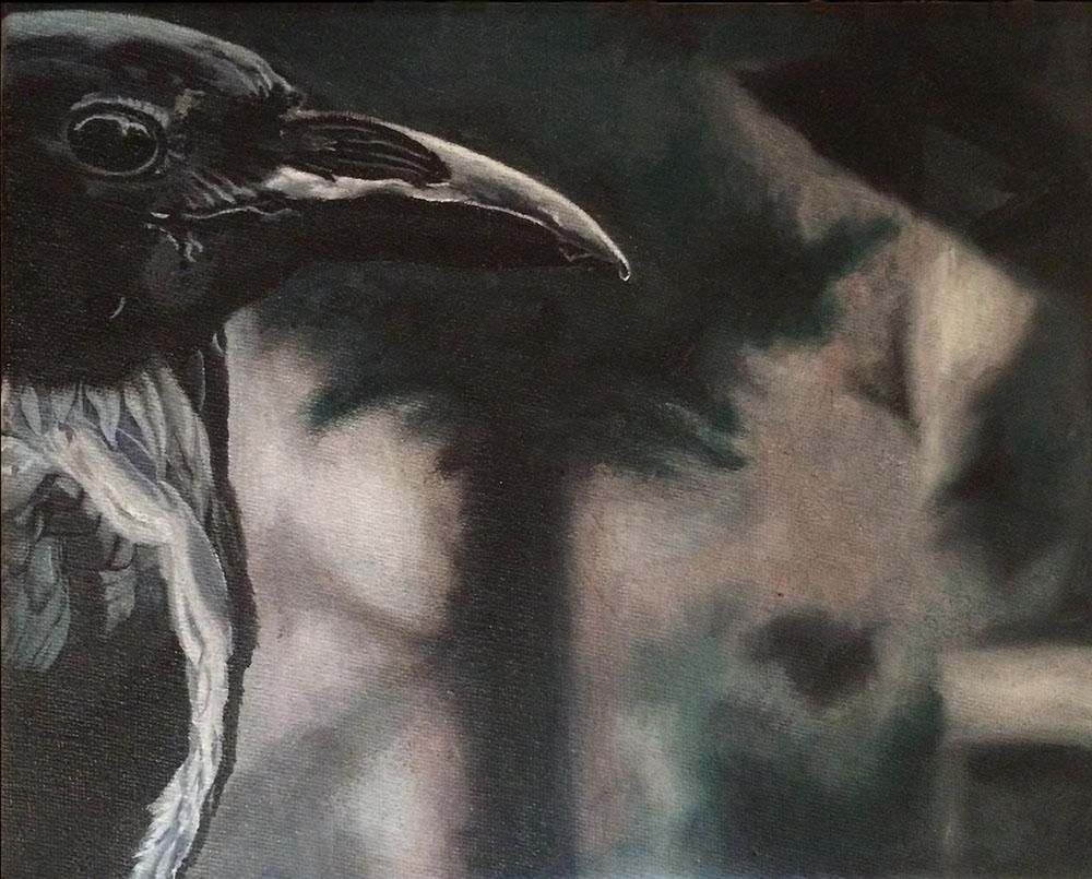 Raven in Focus
Oil, 2015
