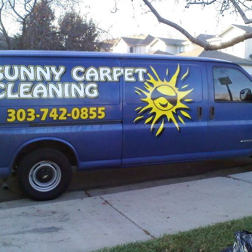 Sunny Carpet Cleaning van