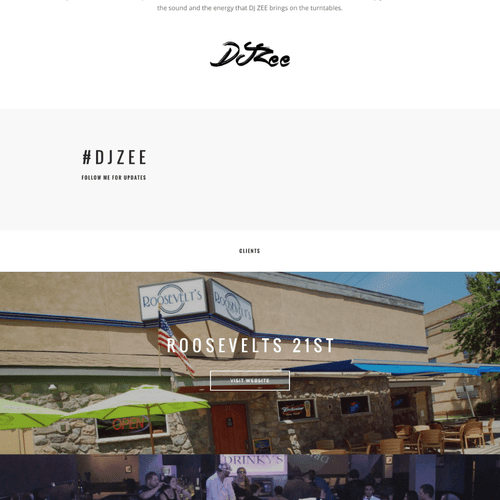 DJ Zee Website