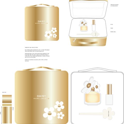 Mechanical holiday perfume set with GWP case.