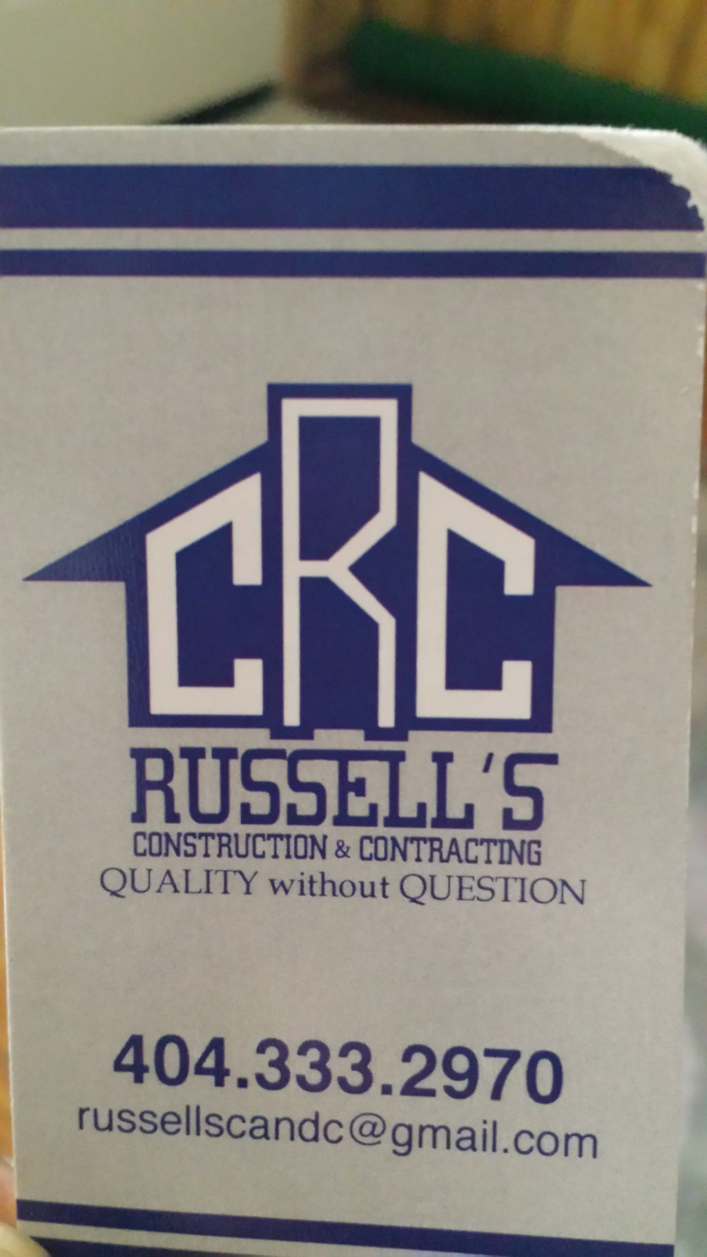 Russell's Construction and Contracting