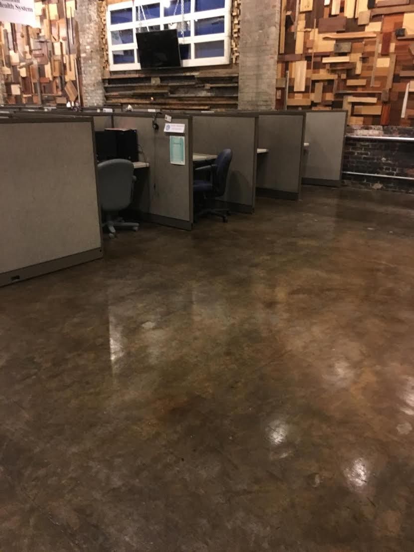One of our newest commercial clients floors.