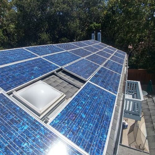 solar panels. make the best use of them by keeping