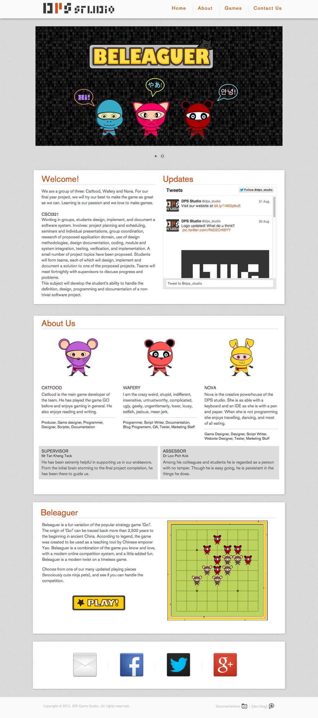 DPS Studio is a game studio based in a school in S