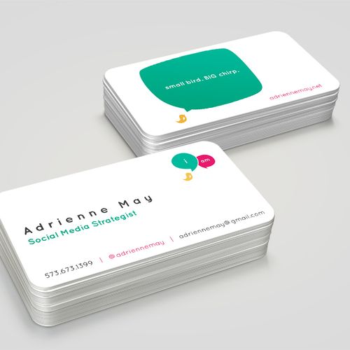 Logo design, branding and custom business cards.