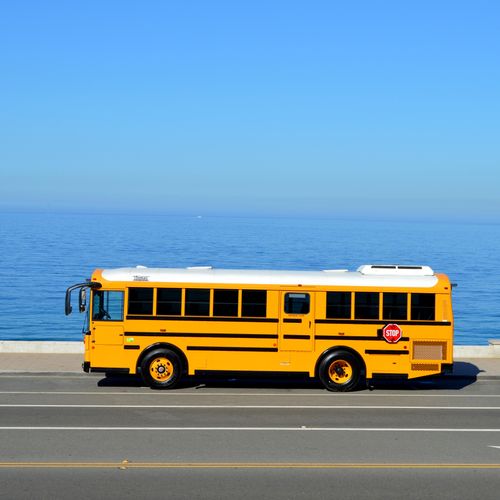 California School Bus Shoot - Redondo Beach, CA
