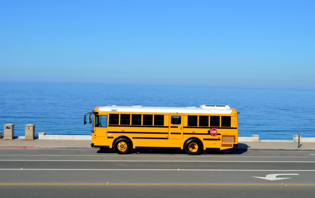 California School Bus Shoot - Redondo Beach, CA