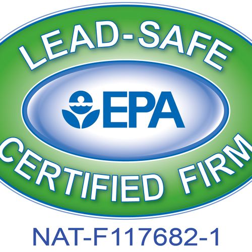 We are a Lead-Safe Certified Firm
