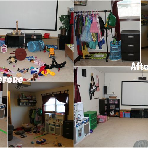 Playroom collage