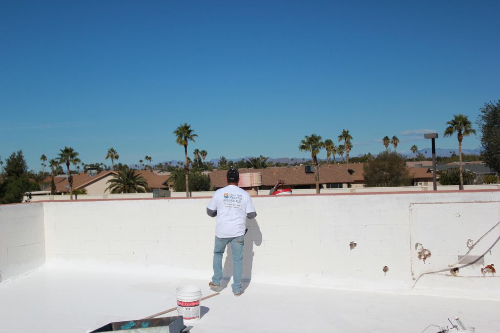 Flat roof restoration and recoat