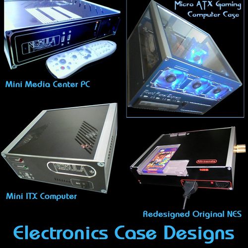 Computer cases I designed and built while working 