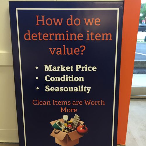 We determine your items value based upon three thi