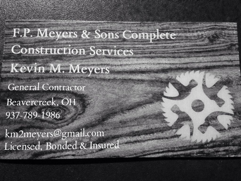 F.P. Meyers & Sons Complete Construction Services