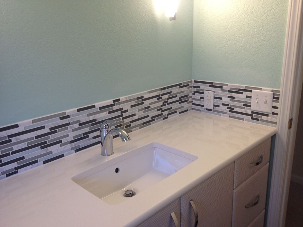 Tile backsplash