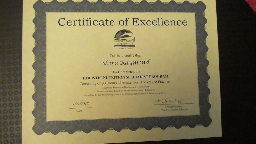 Holistic Nutrition Certification
