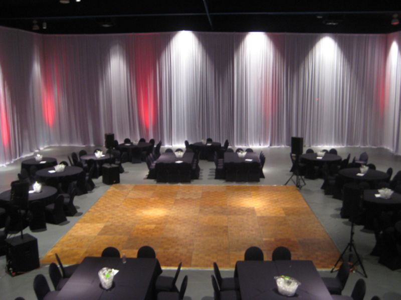 Pipe & Drape services + Uplights