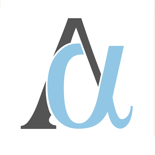 Alpha logo design