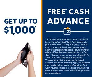 CASH ADVANCE AVAILABLE 24 HOURS AFTER IRS ACCEPTS 