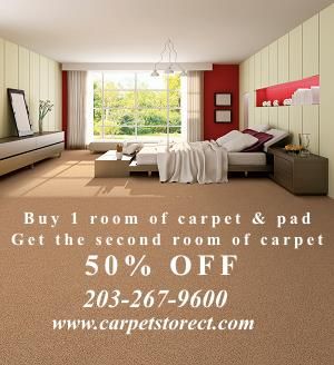 Buy 1 room of carpet and pad, get the 2nd rooms ca